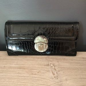 Black patent leather Wallet